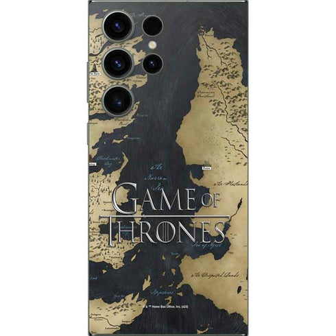 Game of Thrones: Westeros Map Galaxy S25 Ultra Skin